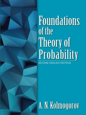 Foundations of the Theory of Probability - ebook